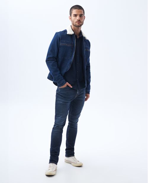 Camisa de cuello clásico para hombre