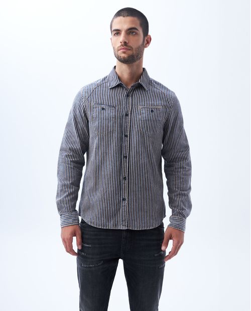 Camisa de cuello clásico para hombre