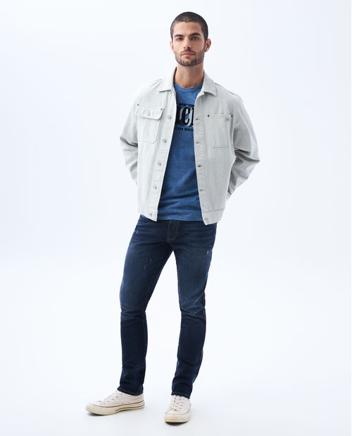 Chaqueta tipo Trucker para hombre