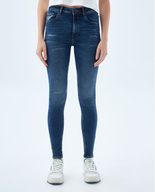Jean Jegging de tono oscuro para mujer