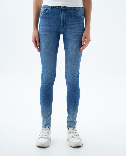 Jean Jegging de tiro medio para mujer