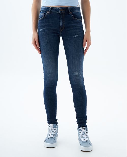 Jean Jegging con rotos para mujer