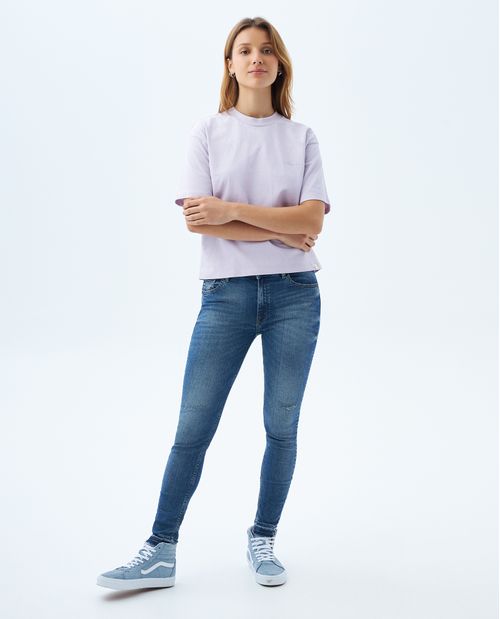 Jean Jegging tono medio para mujer