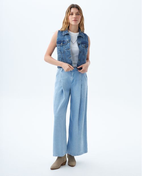 Chaleco estilo Trucker para mujer