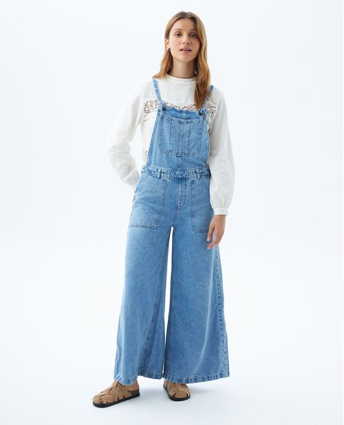 Overall de bota flare para mujer