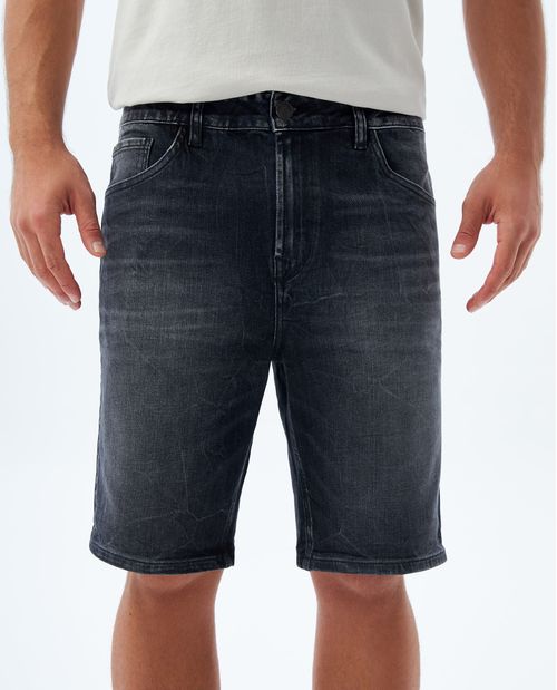 Bermuda negra para hombre
