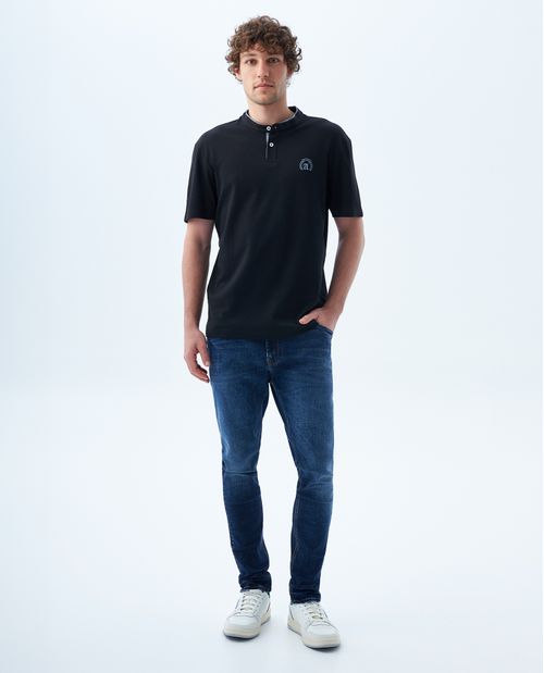 Camiseta polo slim para hombre