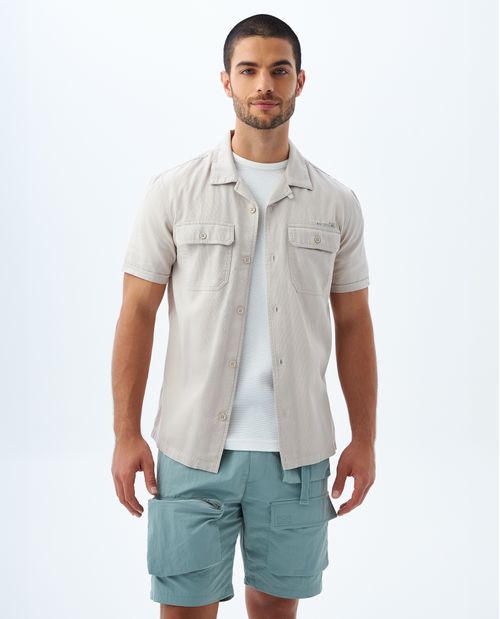 Camisa cuello sport para hombre