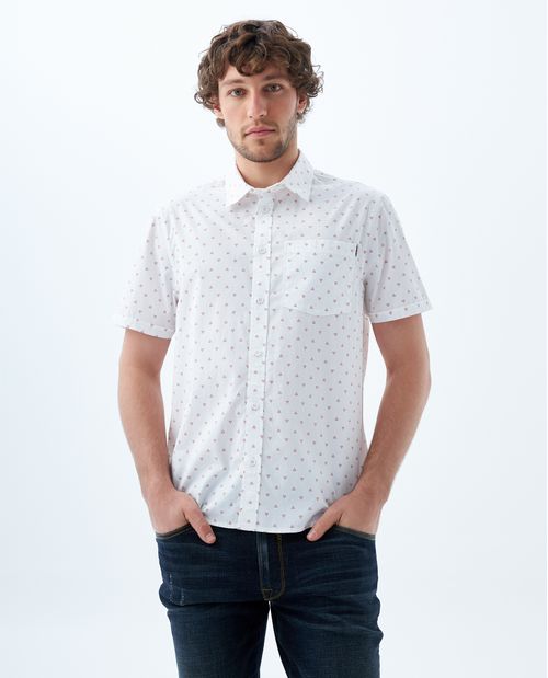 Camisa con diseño mini print para hombre
