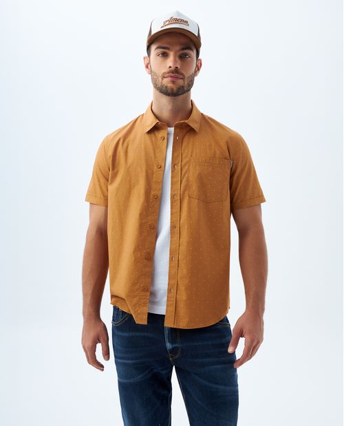 Camisa con diseño mini print para hombre