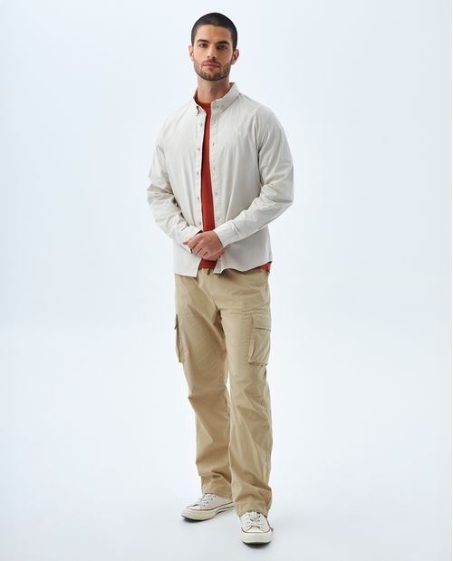 Camisa manga larga para hombre