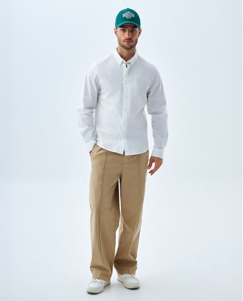 Camisa manga larga para hombre