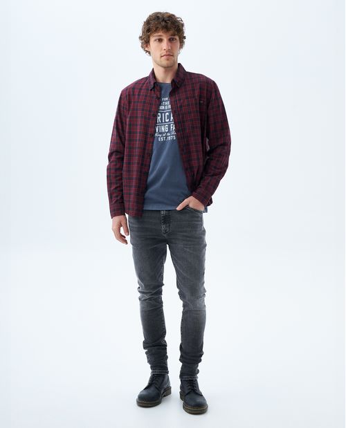 Camiseta efecto vintage para hombre