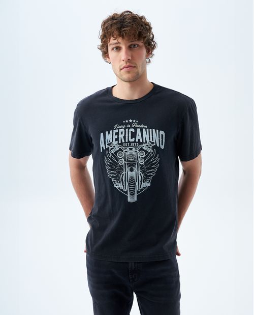 Camiseta efecto vintage para hombre
