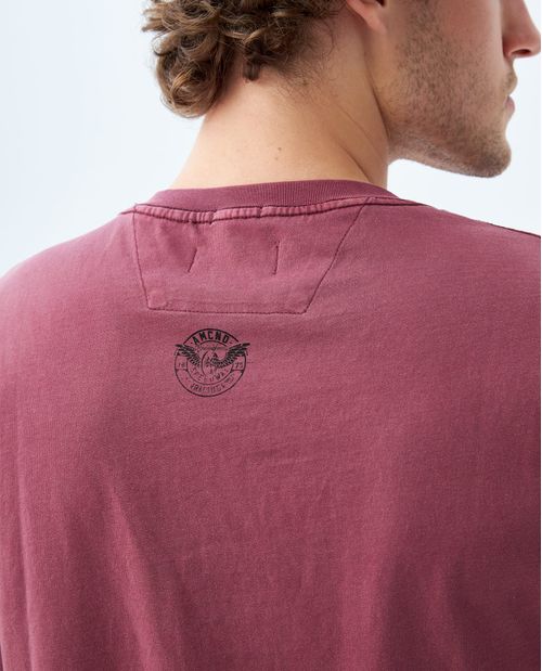 Camiseta efecto vintage para hombre