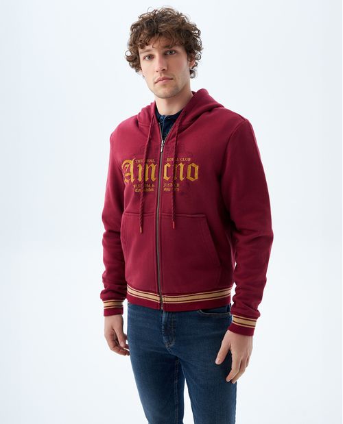 Buzo tipo hoodie con capucha para hombre