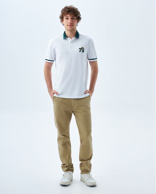 Camiseta polo manga corta para hombre
