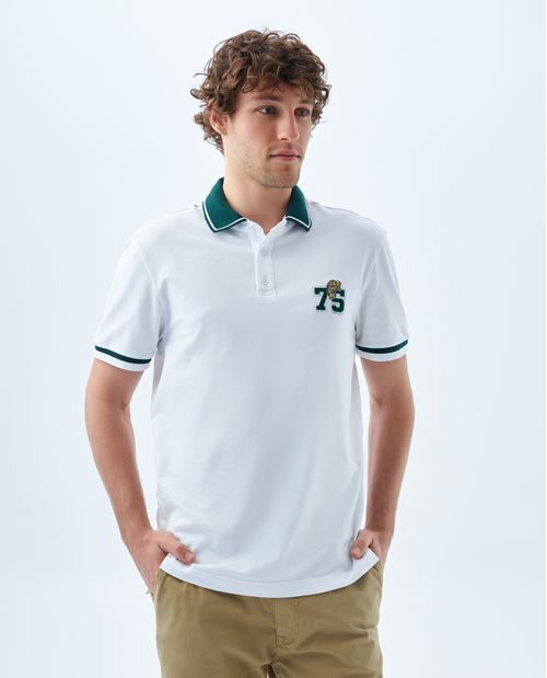 Camiseta polo manga corta para hombre