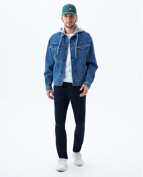 Jean Slim fit bota recta para hombre