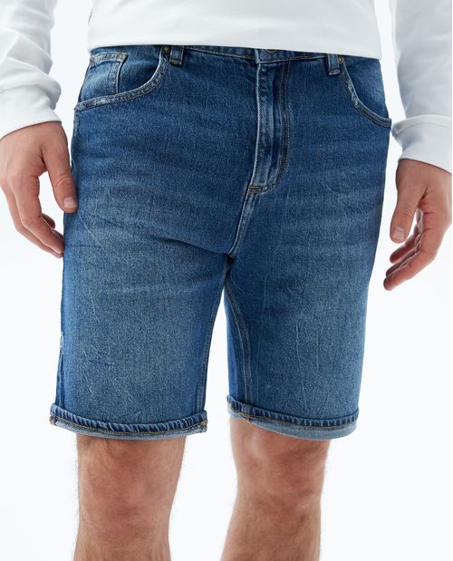 Bermuda tono medio para hombre