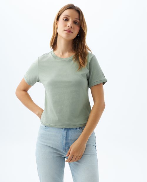 Camiseta manga corta para mujer