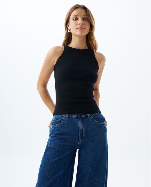 Camiseta manga sisa para mujer