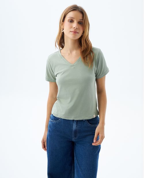 Camiseta manga corta para mujer