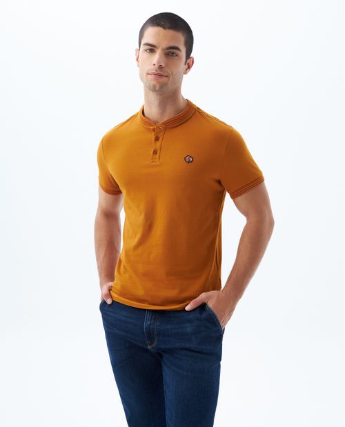 Polo cuello neru para hombre
