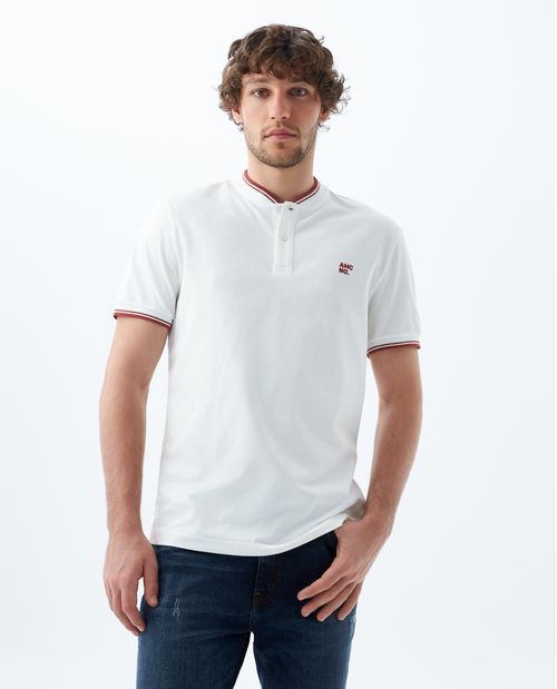 Polo cuello neru para hombre