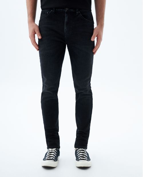 Jean Skinny tono negro para hombre