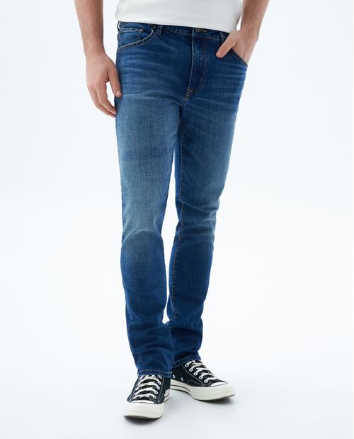 Jean Slim tono medio para hombre