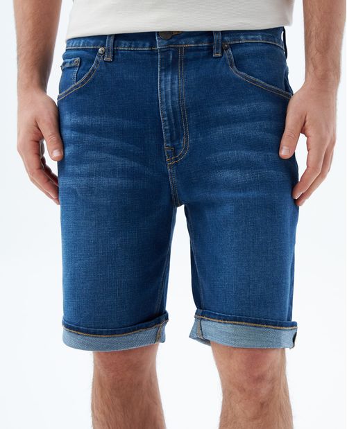Bermuda en denim para hombre