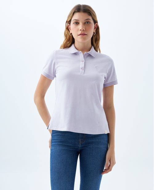 Polo Slim básica para mujer