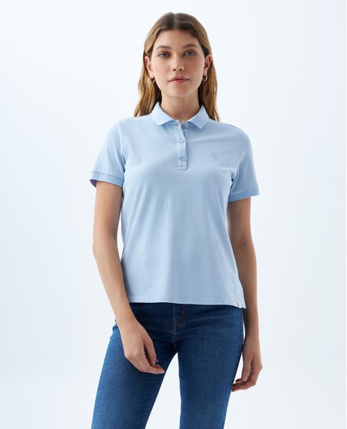 Polo Slim básica para mujer