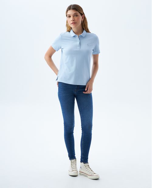 Polo Slim básica para mujer