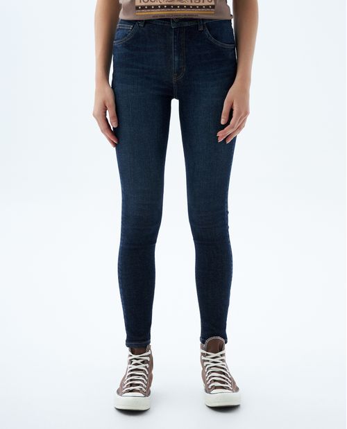 Jean Jegging tiro alto para mujer