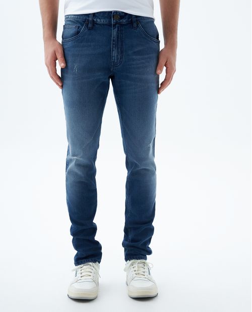 Jean Slim and Straight bota recta para hombre