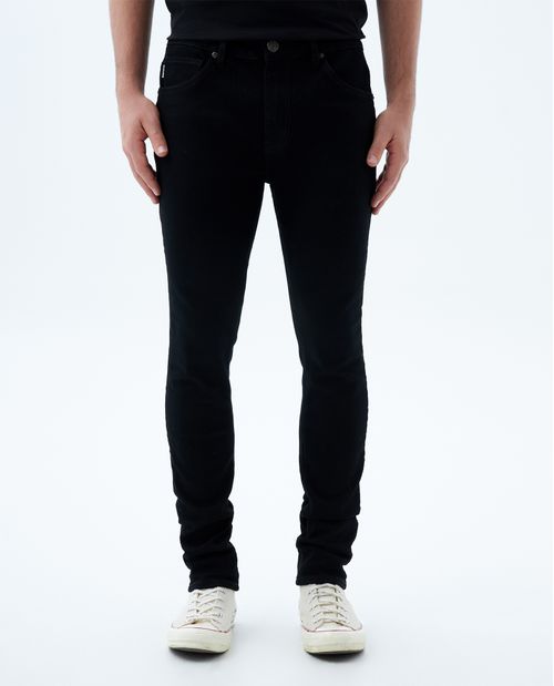 Jean Skinny black denim para hombre