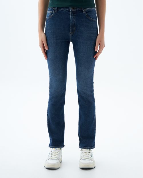 Jean Jegging tiro alto para mujer