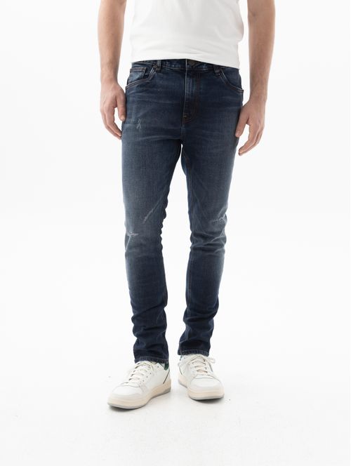 Jean Tapered con raspones para hombre