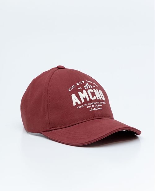 Gorra bordada en frente para hombre
