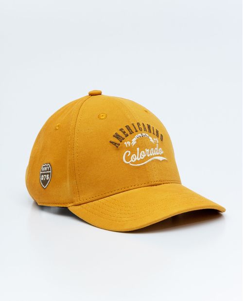 Gorra con bordados y estampados para hombre