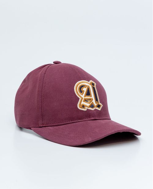 Gorra con aplique bordado para hombre