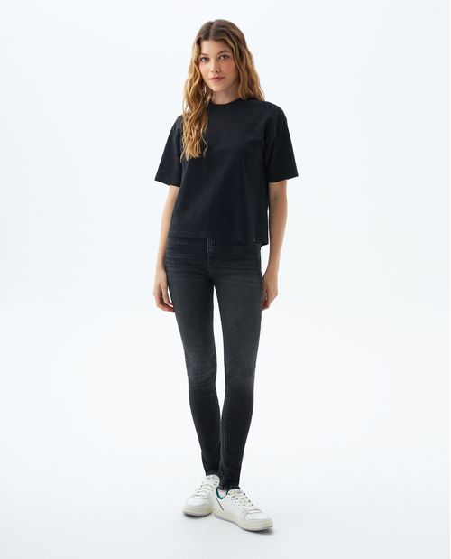 Camiseta manga corta básica para mujer