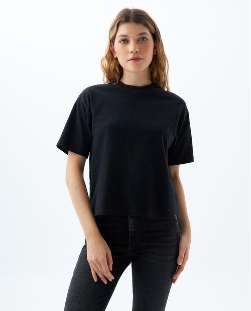Camiseta manga corta básica para mujer