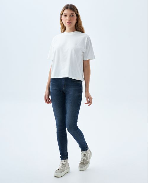 Jean Jegging de tiro medio para mujer