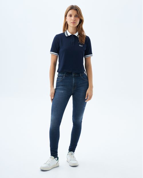Jean Jegging tono oscuro para mujer