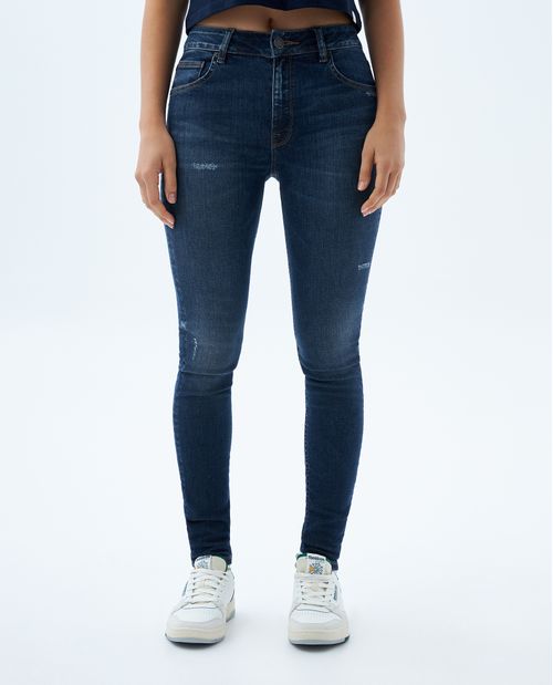 Jean Jegging tono oscuro para mujer