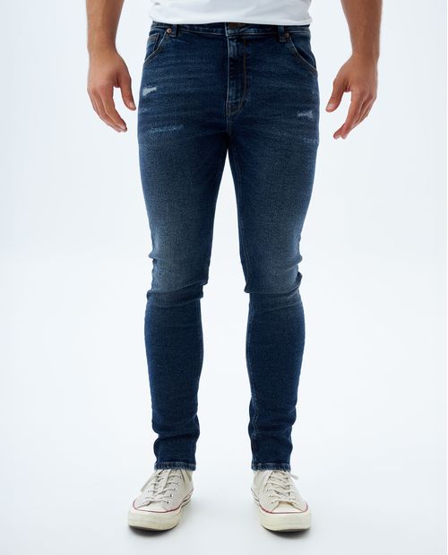 Jean Tapered con rotos para hombre