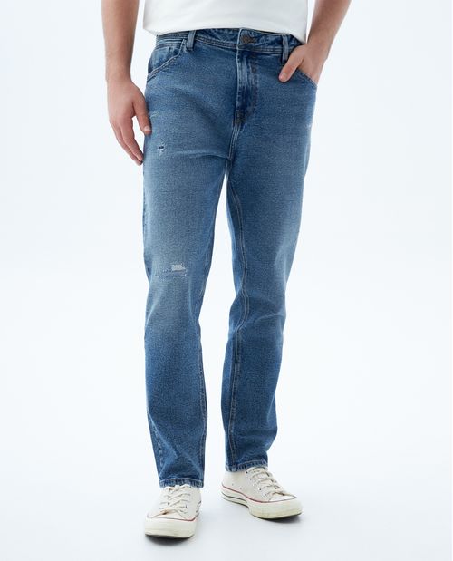 Jean Relax tono medio para hombre